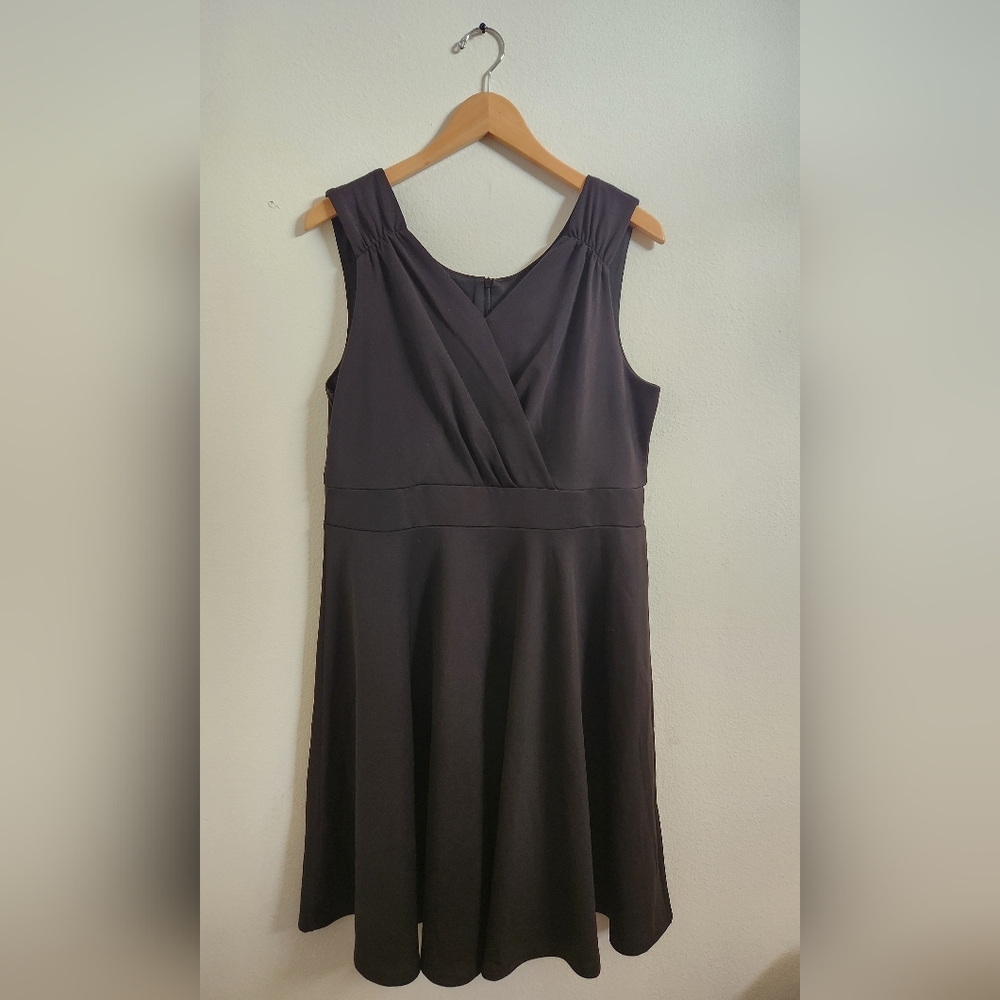 Grace Karin Women‎ Dress Sleeveless Surplice Black Basic XL Extra Large NWT